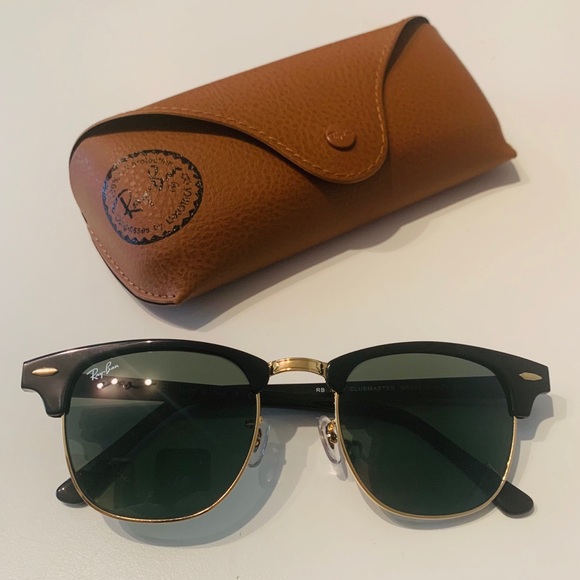 Ray-Ban Other - Ray Ban RB3016 Clubmaster Sunglasses Black Gold